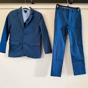 Crewcuts Thompson boys Blue Two-Piece Suit Jacket & Pants, size 8/10